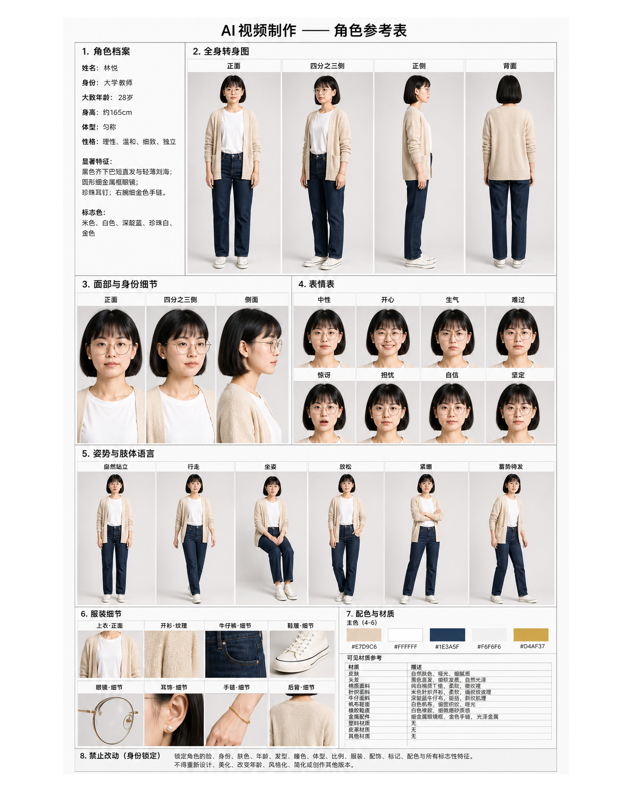 一张角色照,生成完整角色参考表 · 第 2 / 3 张