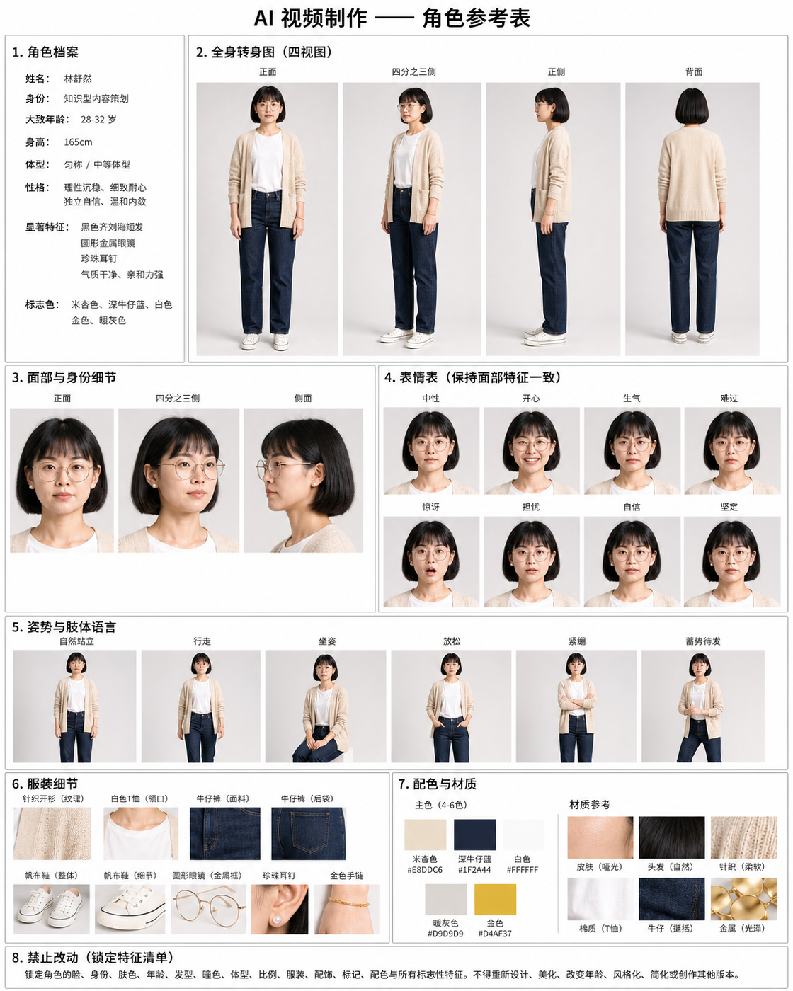 一张角色照,生成完整角色参考表 · 第 3 / 3 张